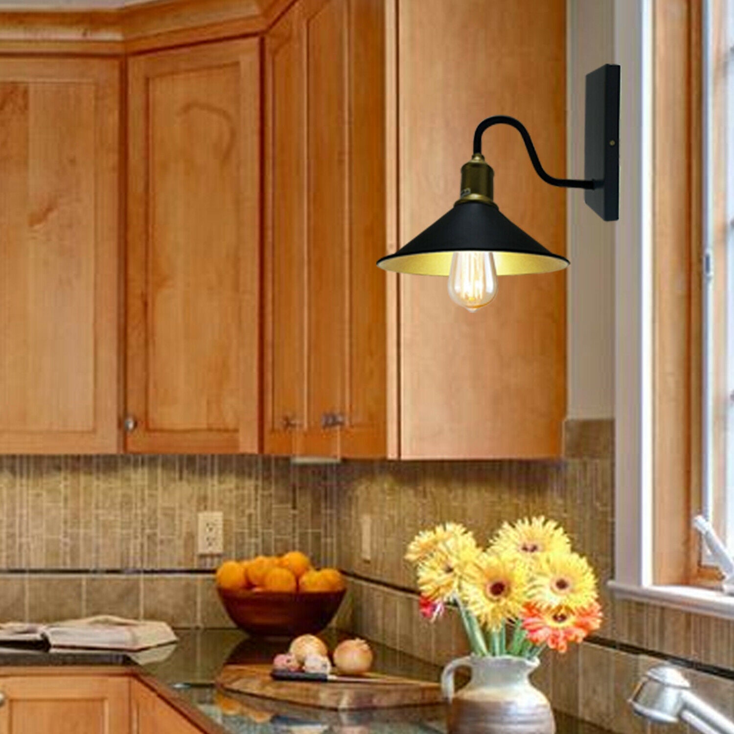Modern Vintage Retro Industrial Rustic Sconce Wall Light Lamp Fitting Fixture~1545 - LEDSone UK Ltd