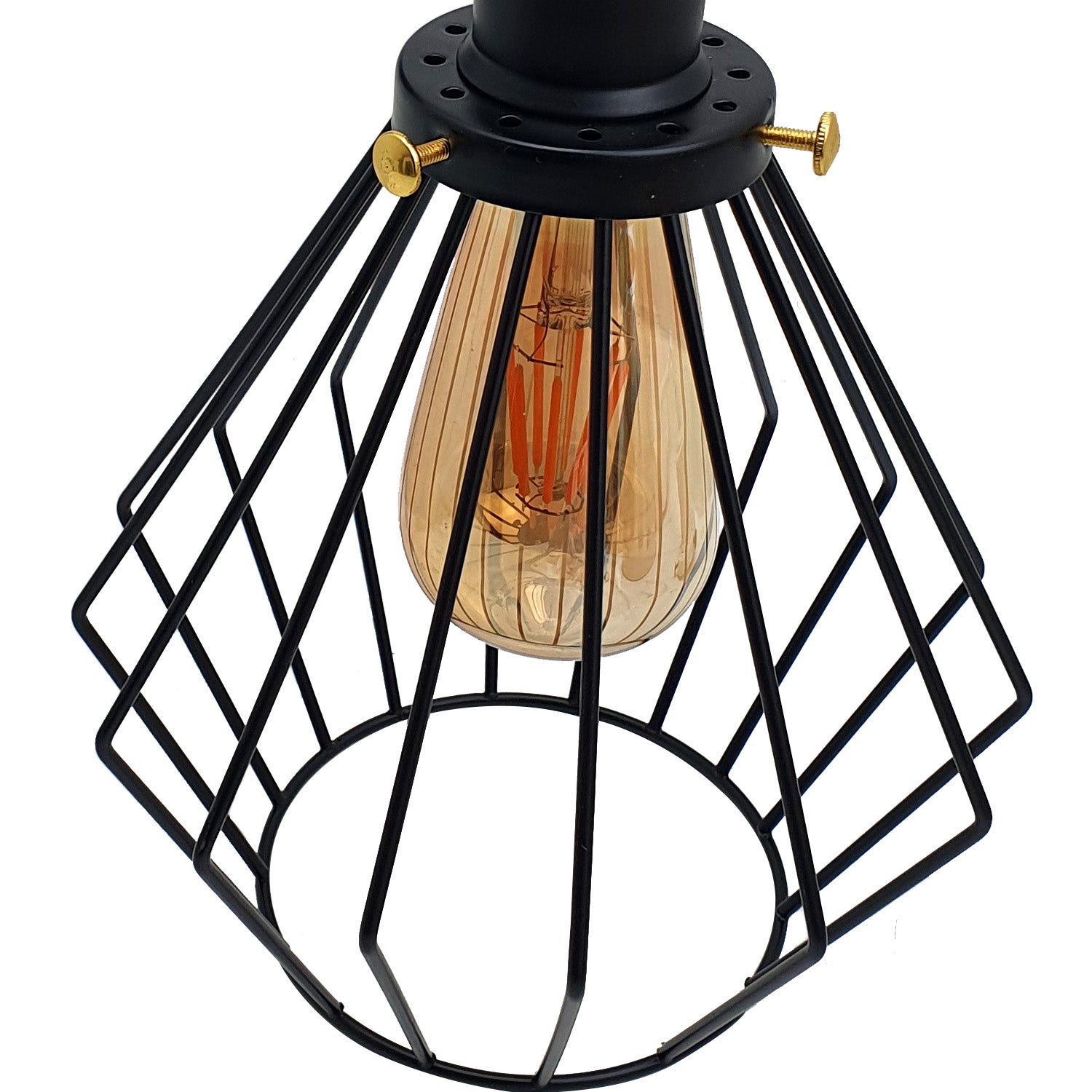 Modern wall lamp retro industrial iron bird cage wall light Adjustable sconce~2695 - LEDSone UK Ltd