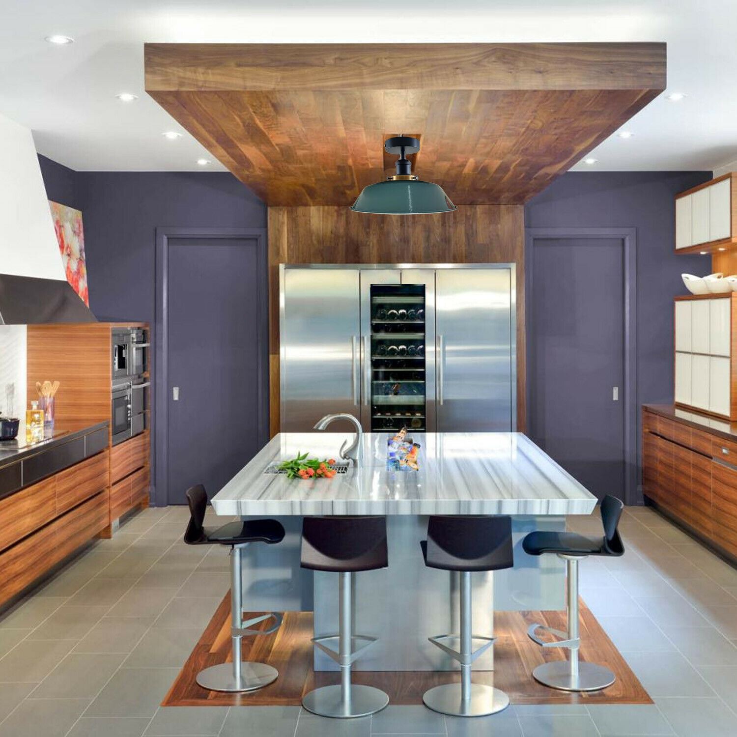 Semi Flush Ceiling Lights with Shades