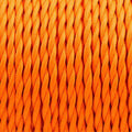 1M/5M/10M Oranje 2-aderige gedraaide stoffen kabel~3019