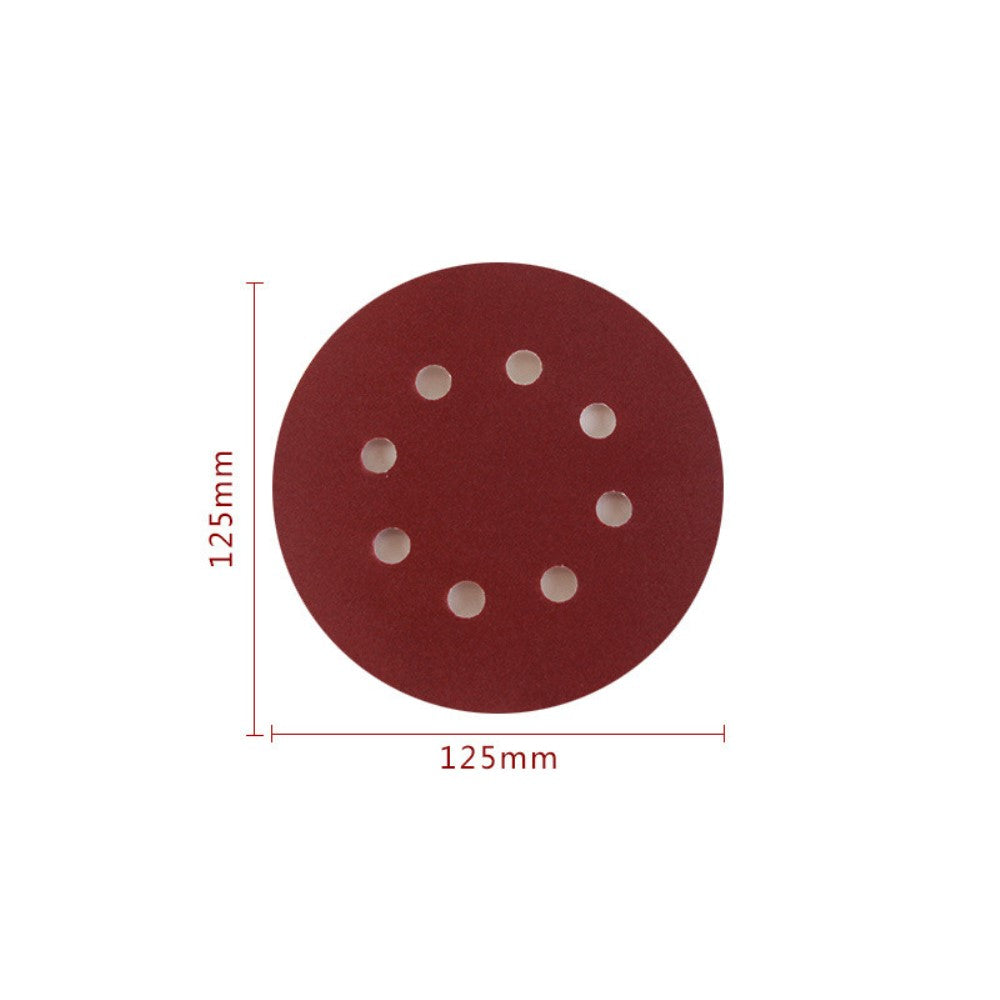 P-240 5 inch 8 Hole Sanding Discs Grind Paper Sanding Disc~2345 - LEDSone UK Ltd