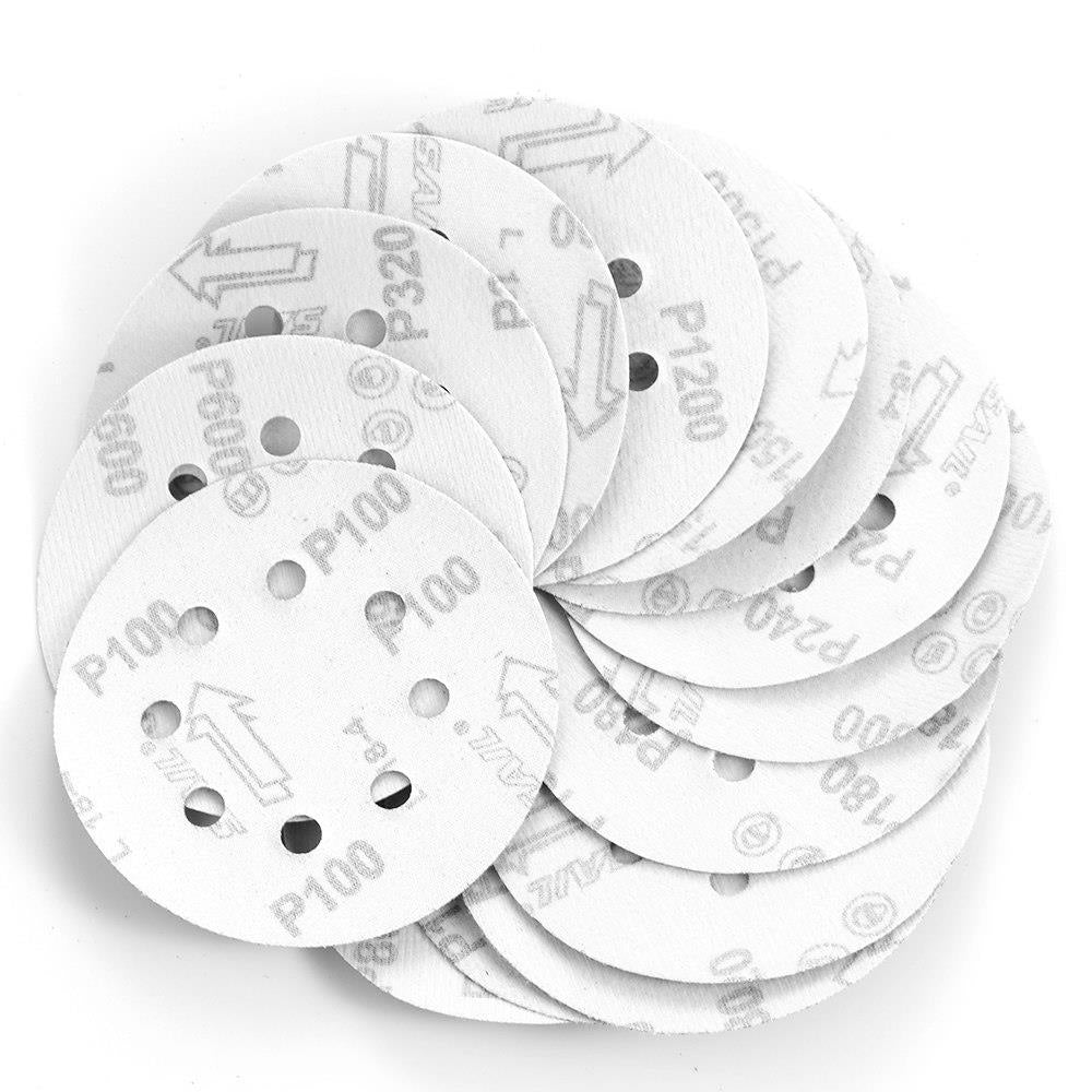 P-400 5 inch 8 Hole Sanding Discs Grind Paper Sanding Disc~2343 - LEDSone UK Ltd