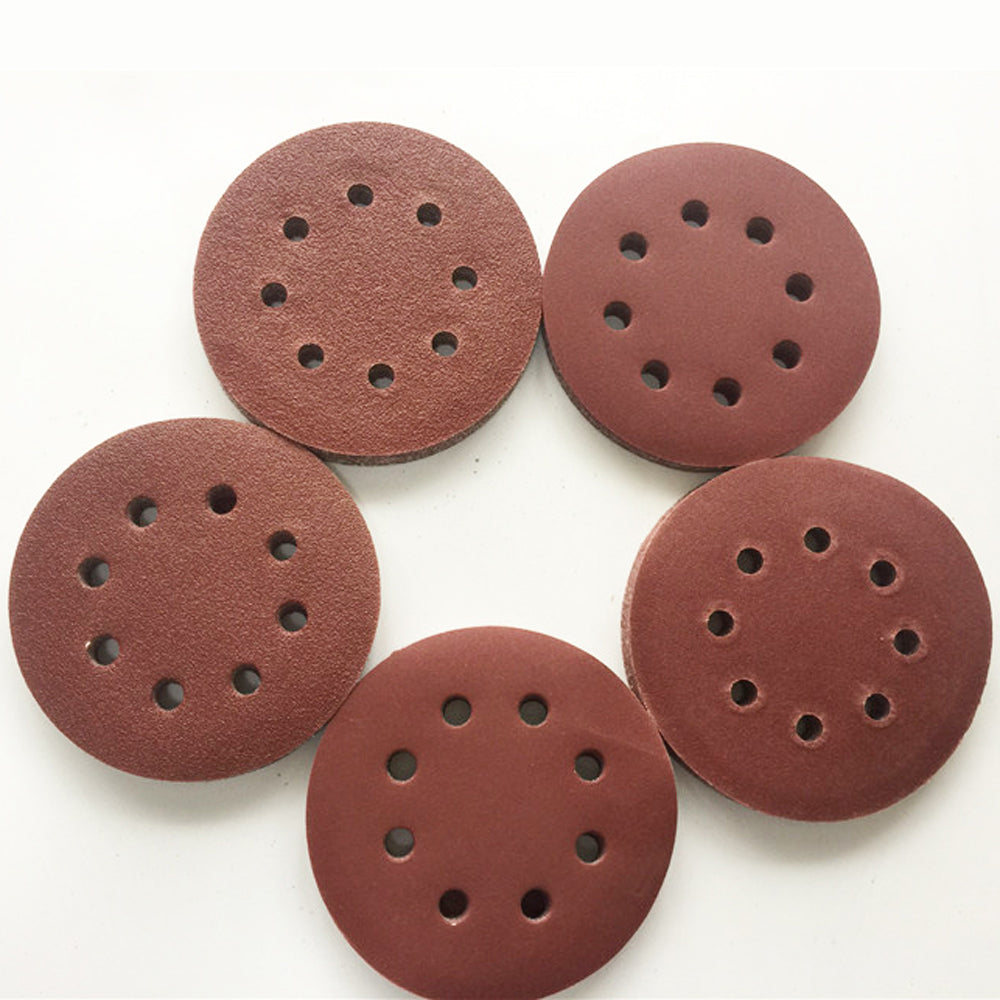 P-60 5 inch 8 Hole Sanding Discs Grind Paper Sanding Disc~2351 - LEDSone UK Ltd