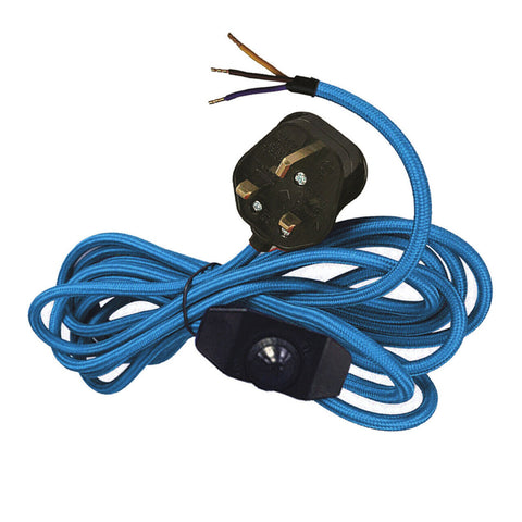 2m, 4m, 4,5m stoffen flexkabel plug-in hanglampkit~2177