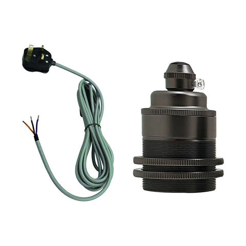 2m, 4m, 4,5m stoffen flexkabel plug-in hanglampkit~2177