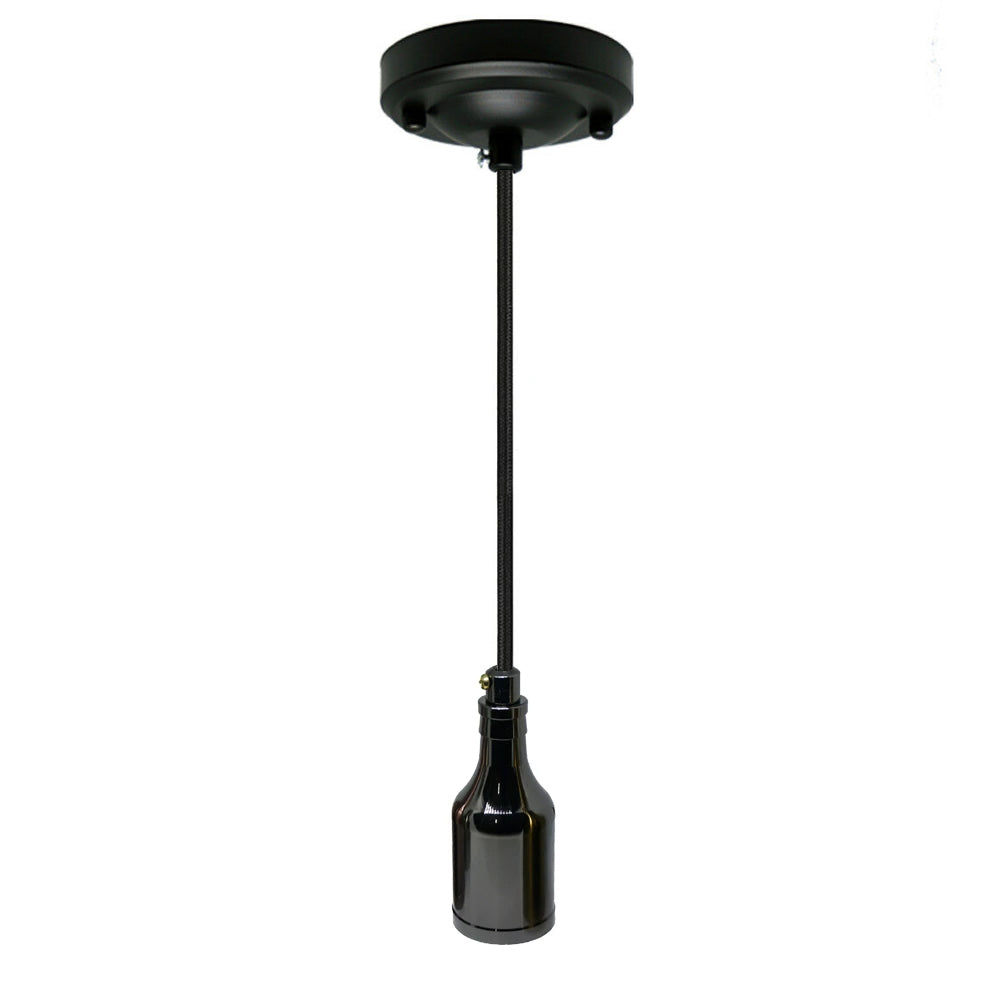 Black Bulb Holder Pendant Light~3136 - LEDSone UK Ltd