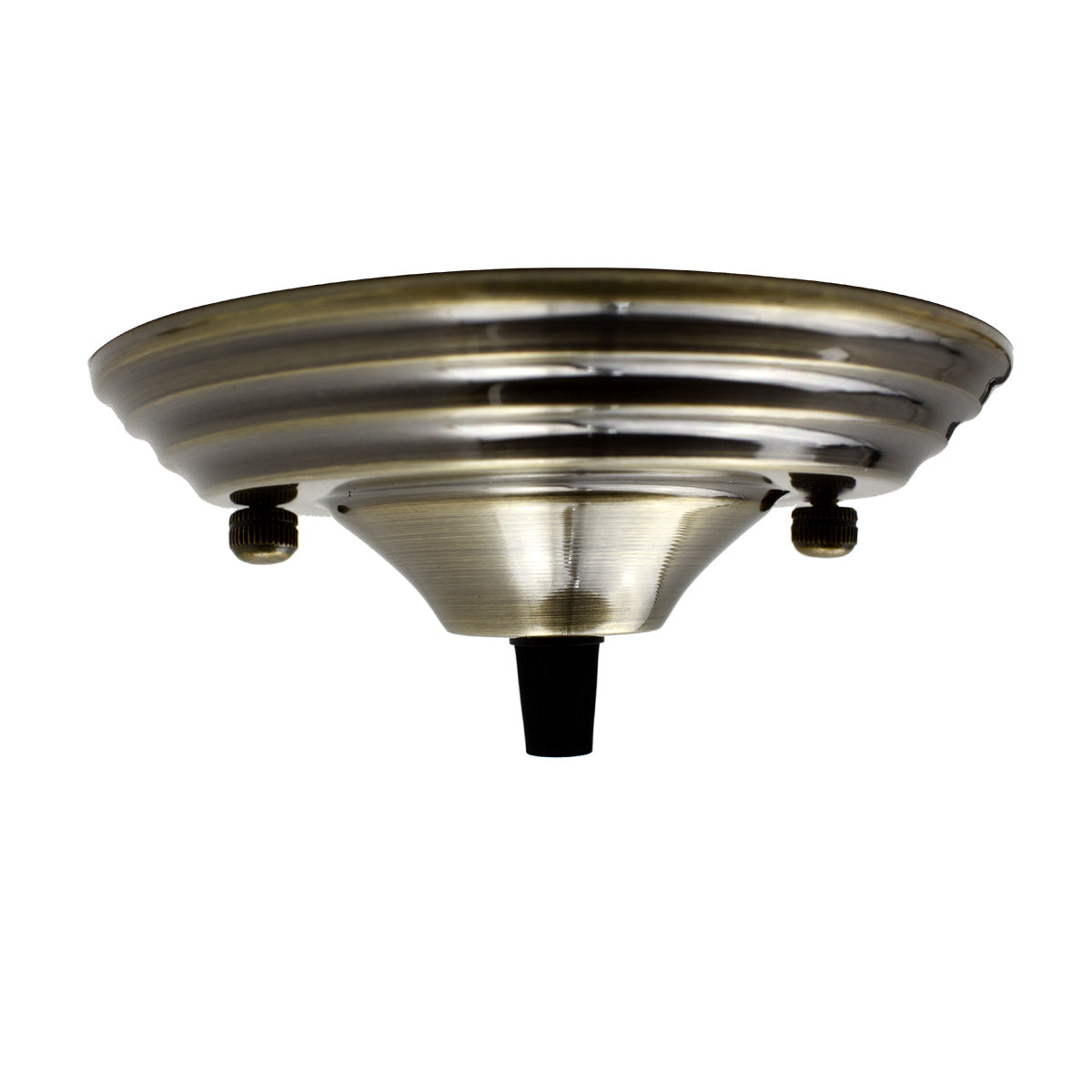 Pendant Cable Grip Flex Plate For Light Fitting 140mm Choose Green Brass Color Ceiling Rose~2655 - LEDSone UK Ltd