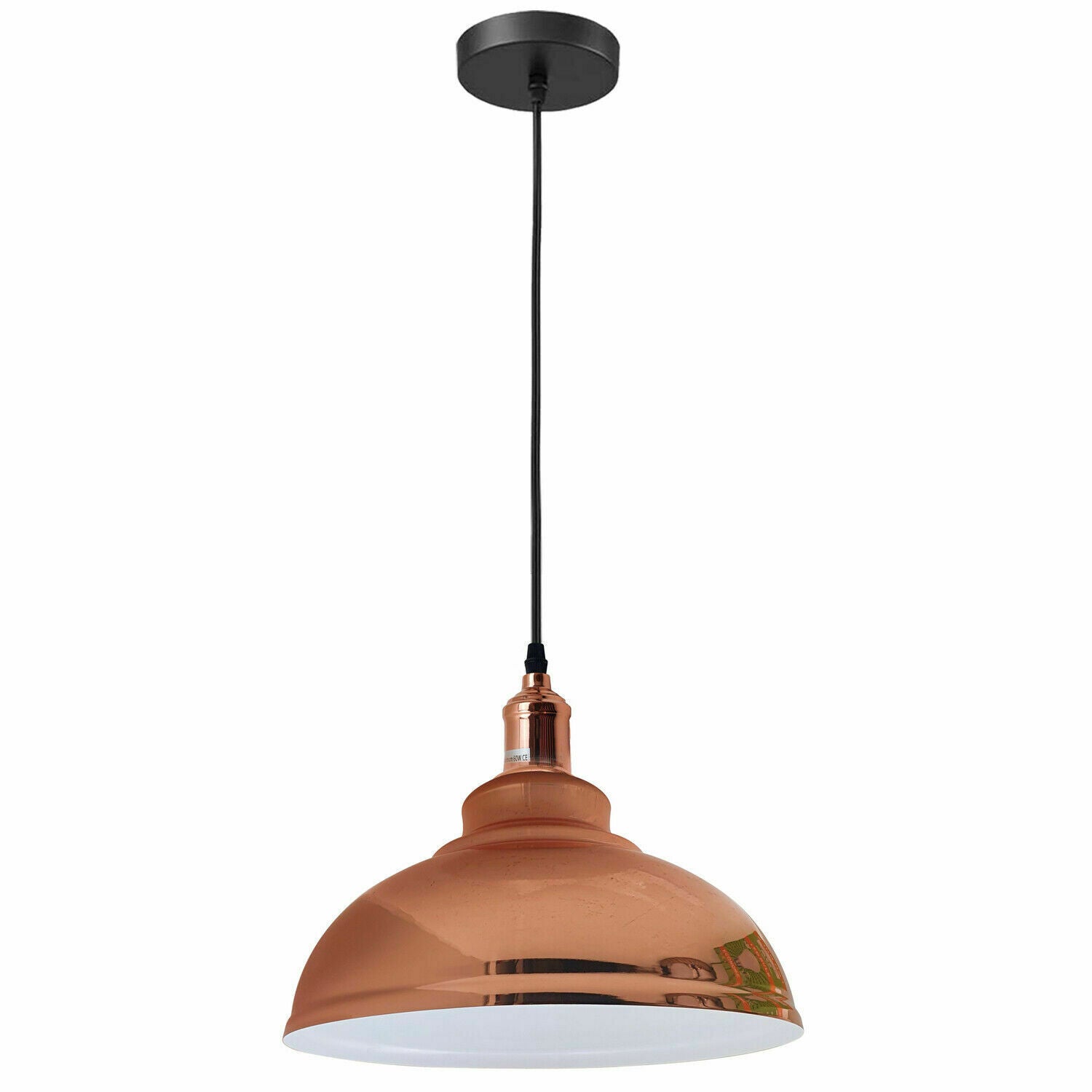 Pendant lamp rose gold metal