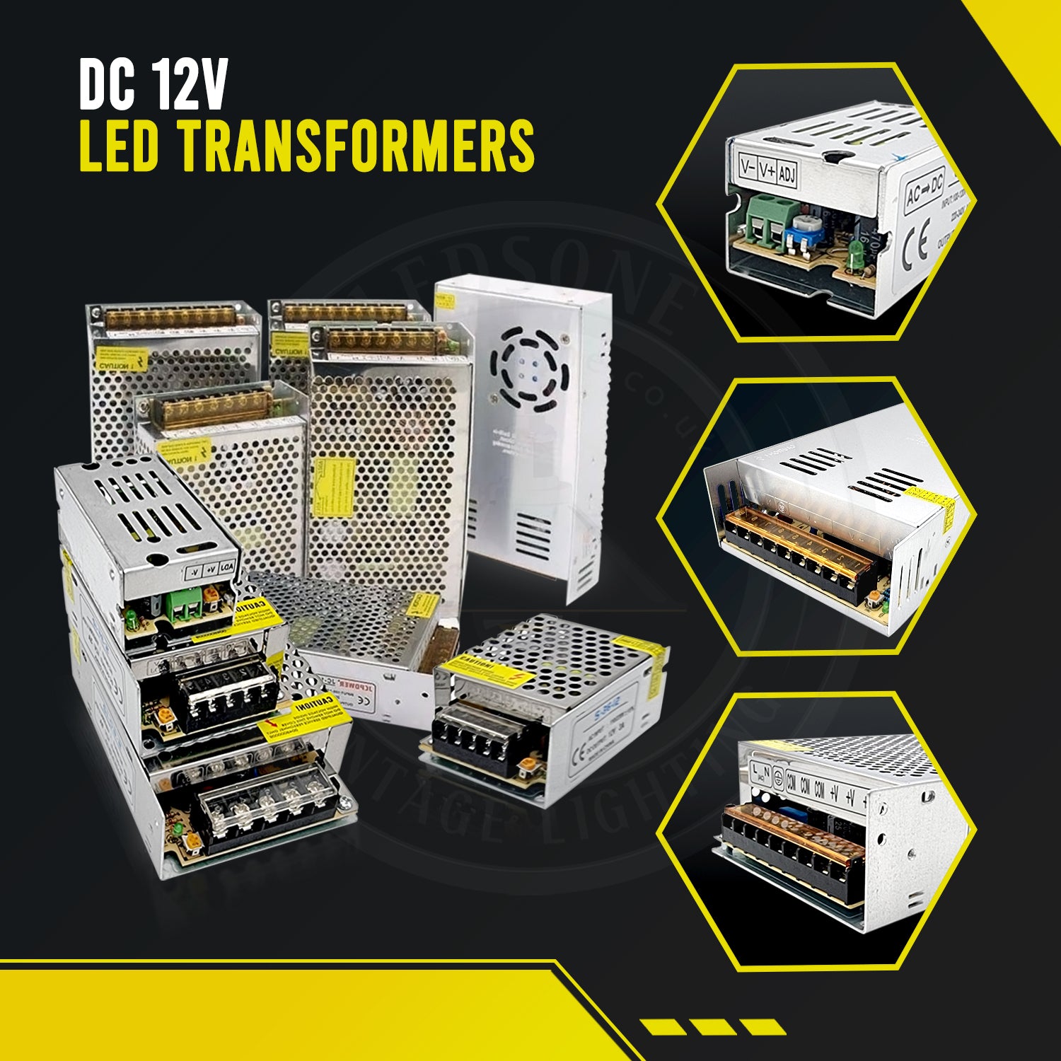 240V AC to 12V DC Transformer