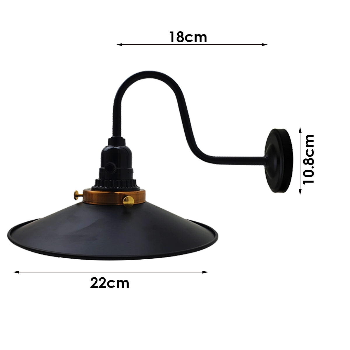 Retro Industrial Indoor Metal Lily Cage Wall Light Sconce Vintage Lamp Fittings~2462 - LEDSone UK Ltd