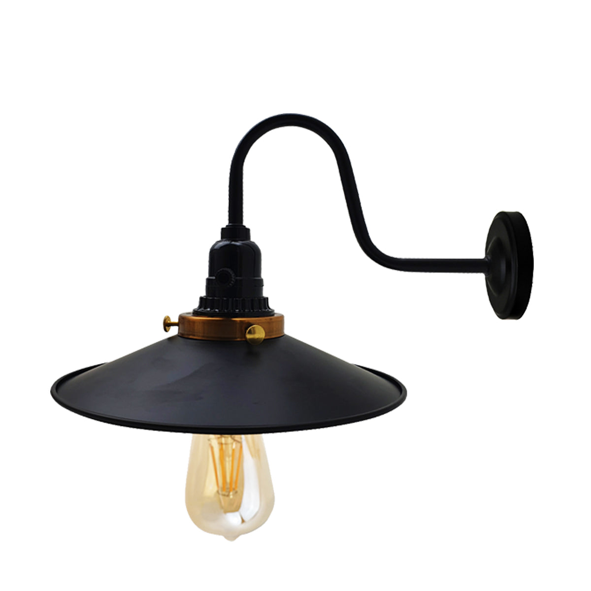 Retro Industrial Indoor Metal Lily Cage Wall Light Sconce Vintage Lamp Fittings~2462 - LEDSone UK Ltd