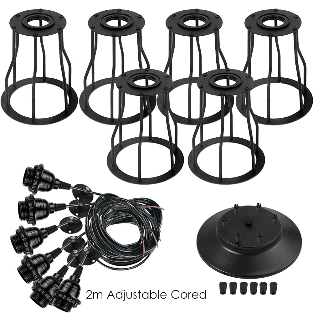 Retro Vintage Chandelier Ceiling Spider Light Industrial Pendant Lamp 