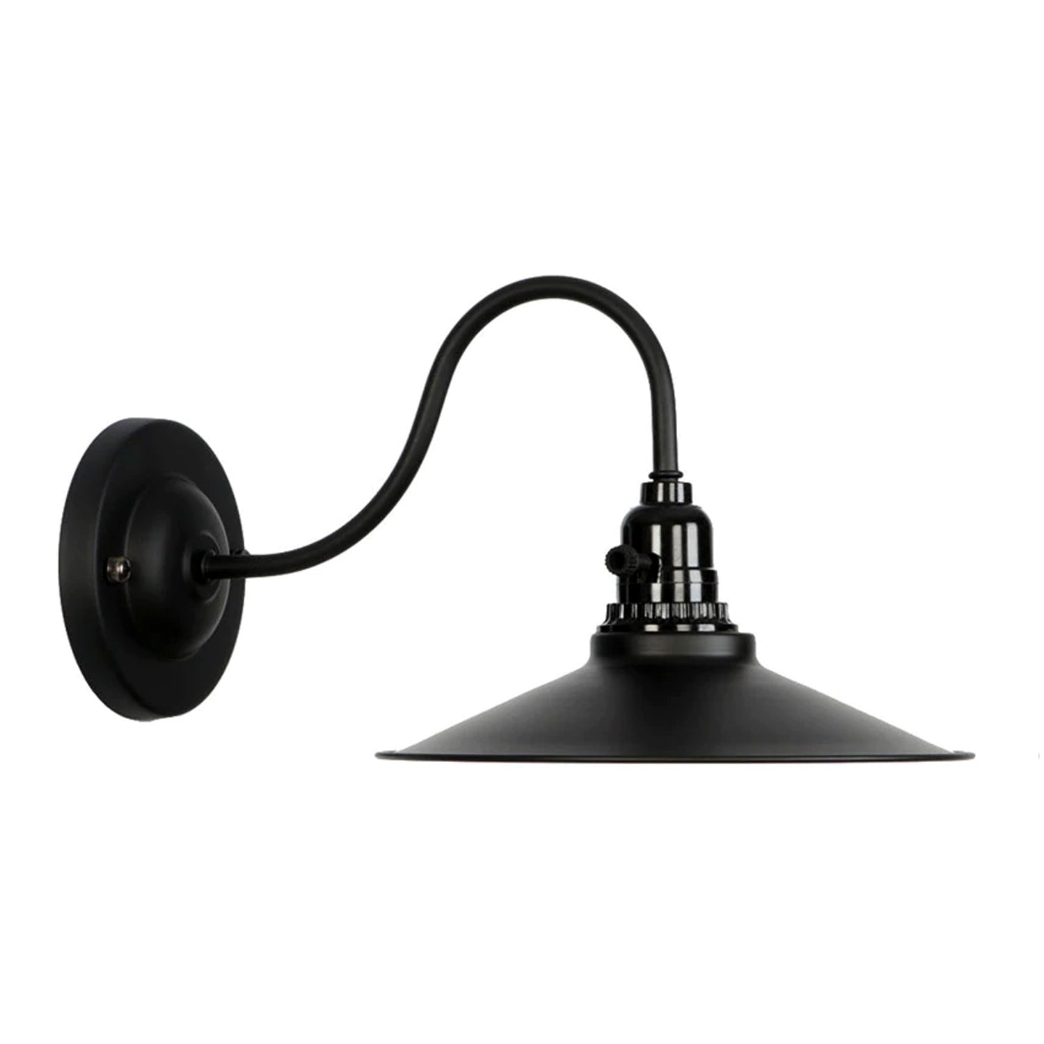 Retro Vintage Light Shade Ceiling Lifting Swan Neck Industrial Wall Lamp Fixture~2674 - LEDSone UK Ltd