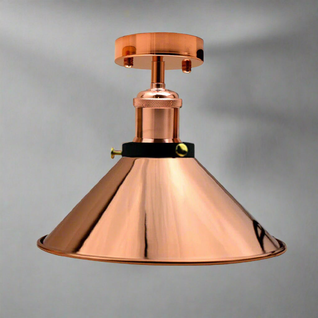  Rose Gold Shade Sconce Lamp
