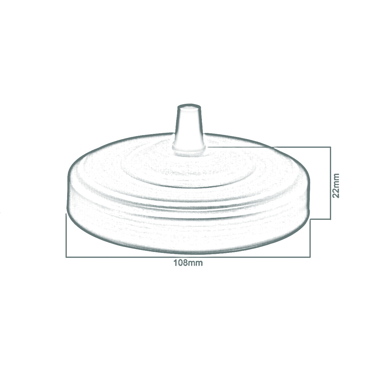 Light Ceiling Rose