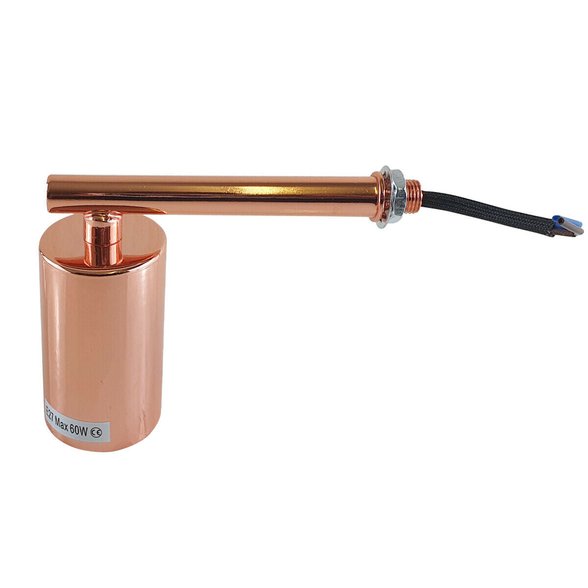 Rose Gold Industrial Vintage Retro Metallic Sconce Wall Light Lamp Fitting~1690 - LEDSone UK Ltd