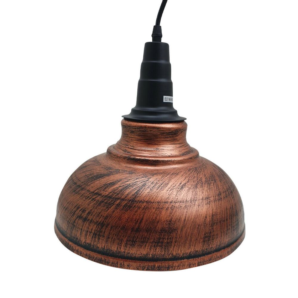 Curvy Pendant Lighting Metal Industrial Vintage Hanging Ceiling~1587 - LEDSone UK Ltd