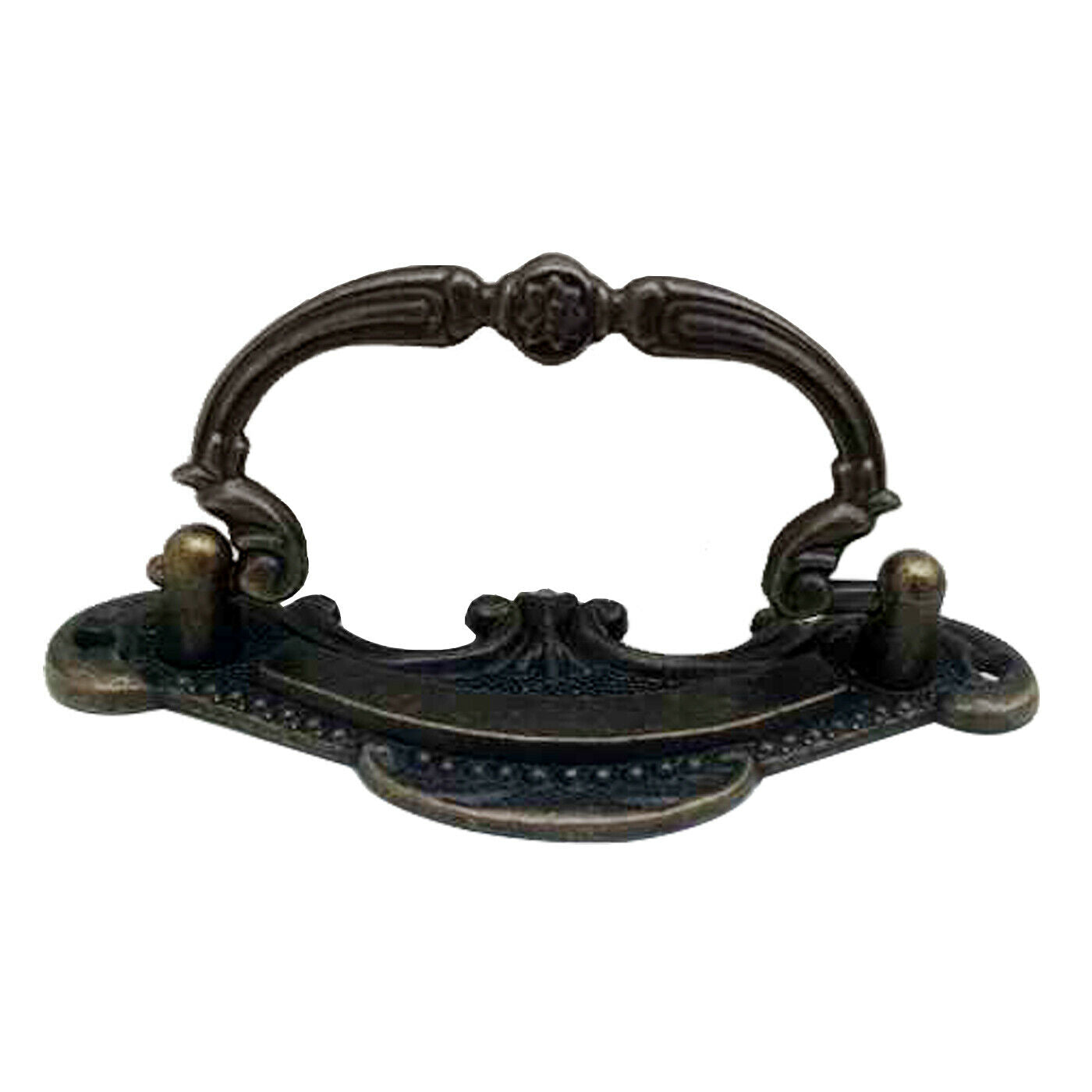 5 Pack Cast Iron Door Handle - Antique Rustic 90mm