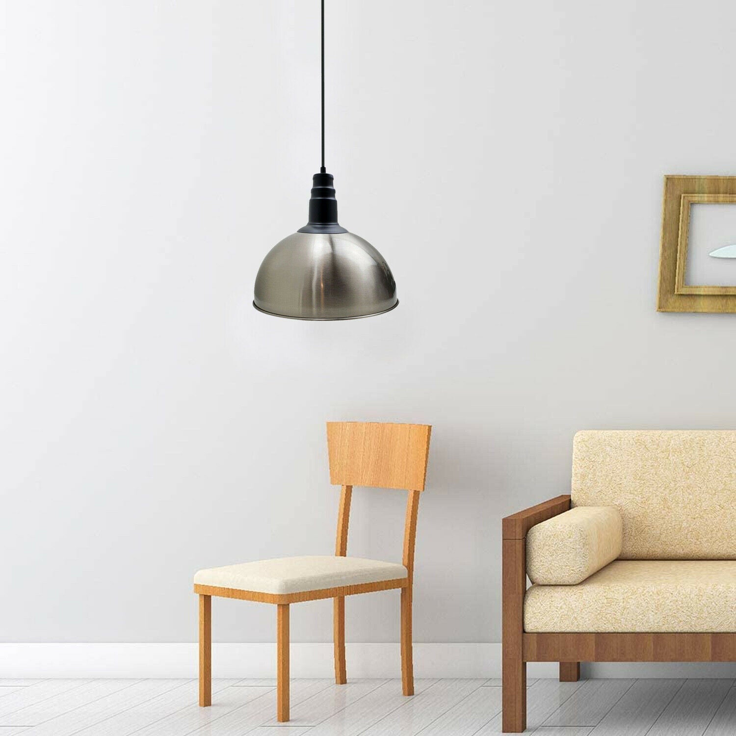 Modern Satin Nickel Pendant Lighting~1975 - LEDSone UK Ltd