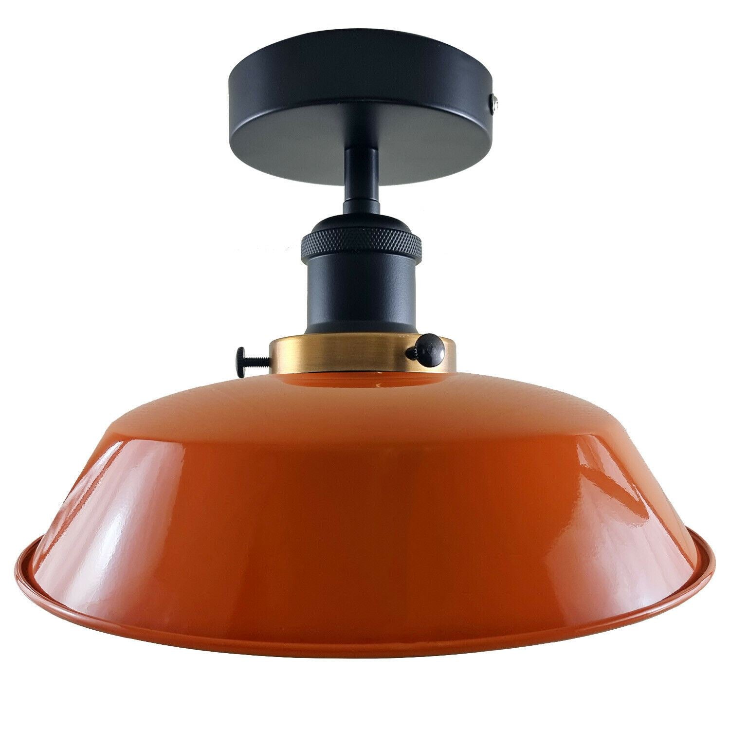 Modern Industrial Semi Flush Mount Ceiling Light