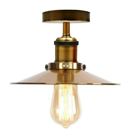 Moderne metalen plafondlamp - Semi-plafondlamp ~ 2202 