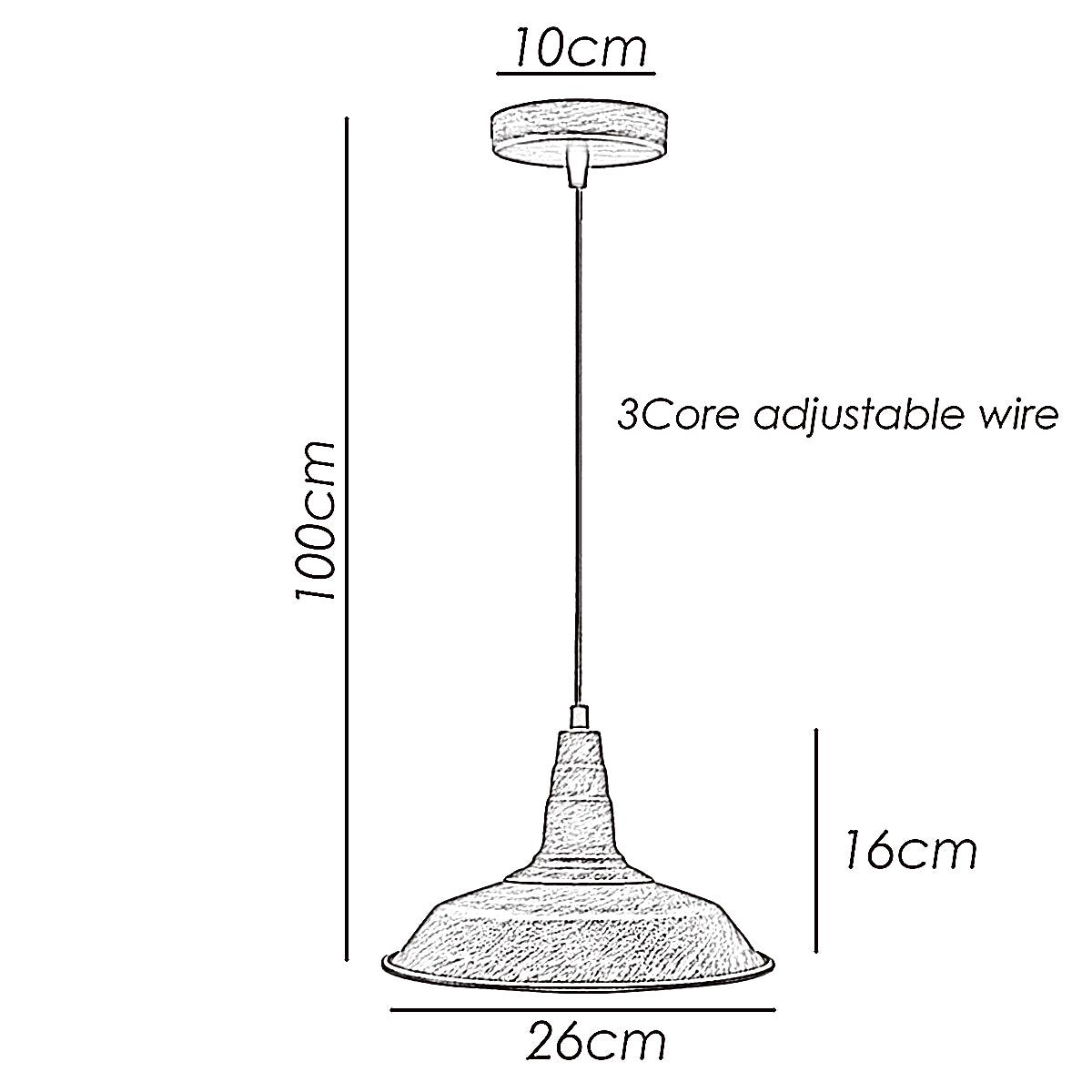 Retro Metal Pendant Lampshade Ceiling Light Shade Vintage Industrial Kitchen kitchen pendant ceiling lights Modern Pendant Light lamp shades ceilings pendant lighting ceiling kitchen lights gold ceiling light fitting retro light shade industrial ceiling light industrial light pendant lighting
