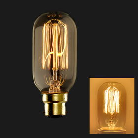 B22 T45 60W dimbare gloeilamp met filament, vintage-stijl~3231