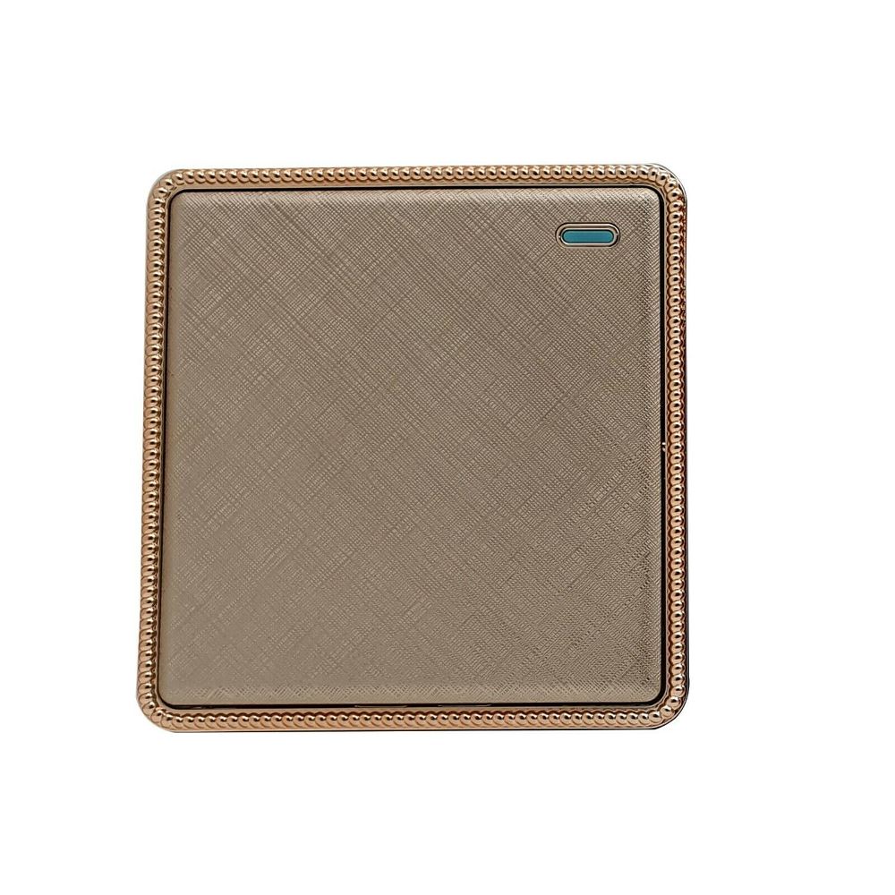 Gold light switch and socket