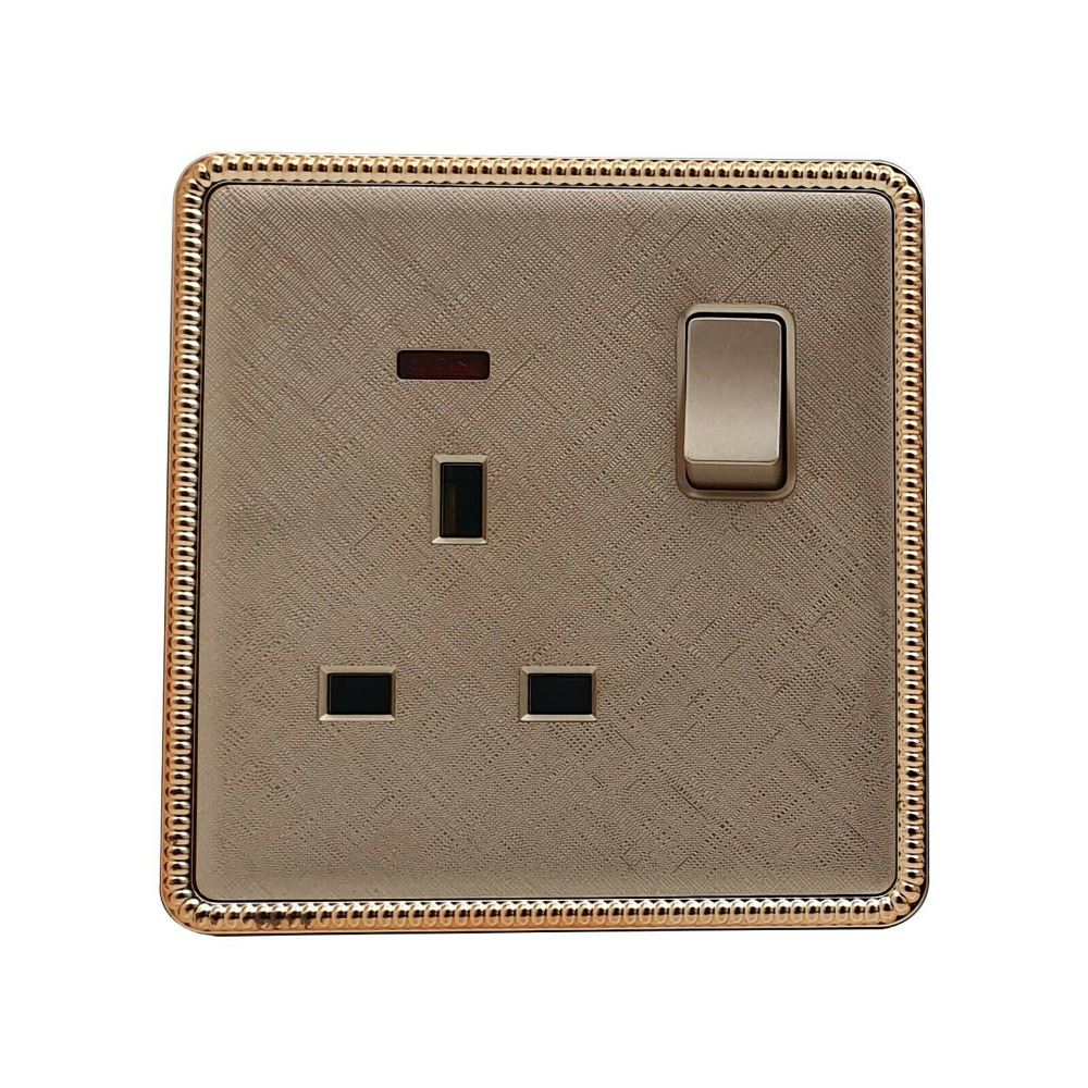 Premium gold light switches and sockets