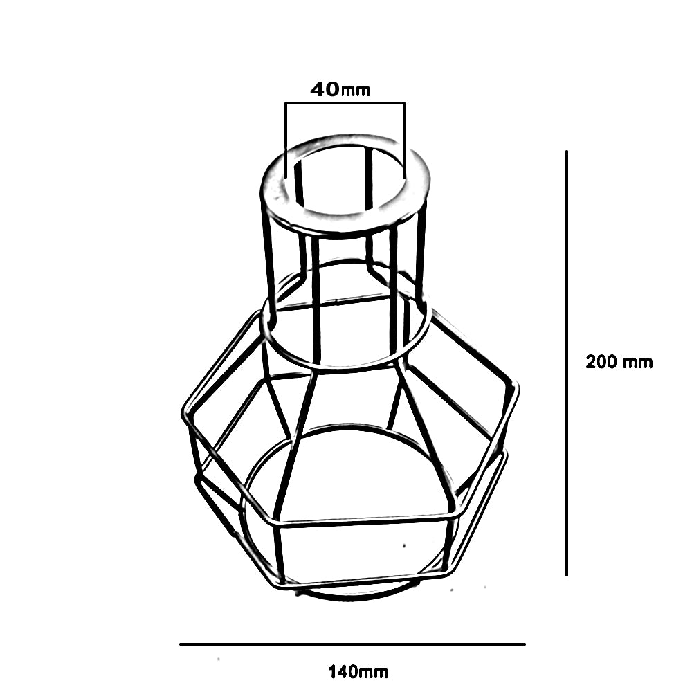 Bird Nest Chandelier Red Wire cage~2843 - LEDSone UK Ltd