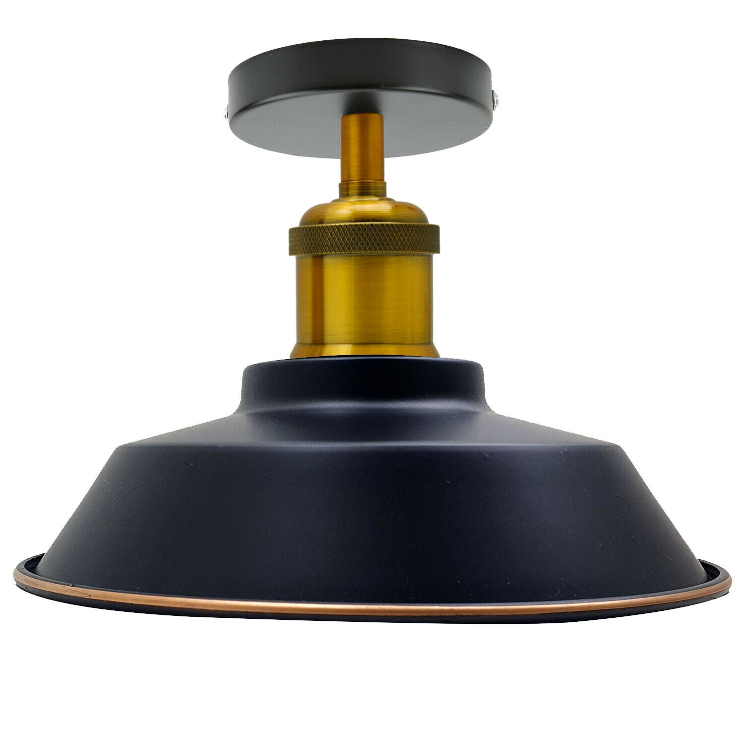 Black and gold Semi Flush Lights