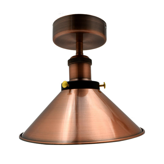 Vintage Industrial Ceiling Lights Retro Pendant Copper Shade Sconce Lamp~2601 - LEDSone UK Ltd