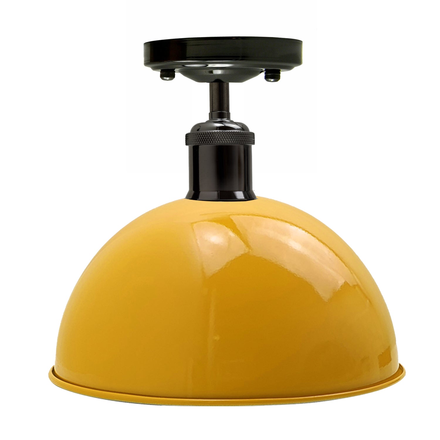  Modern Yellow Dome Pendant Lampshade