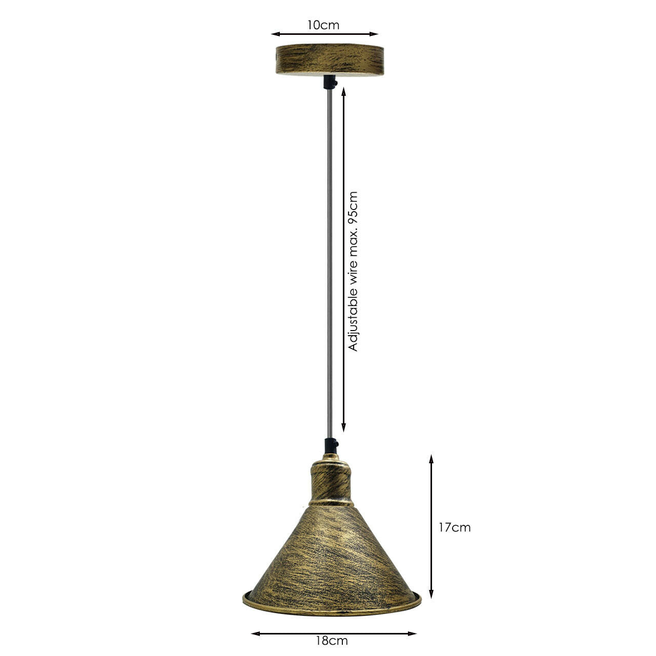 Industrial Metal Cage Wire Frame Loft Ceiling Single Pendant Light 