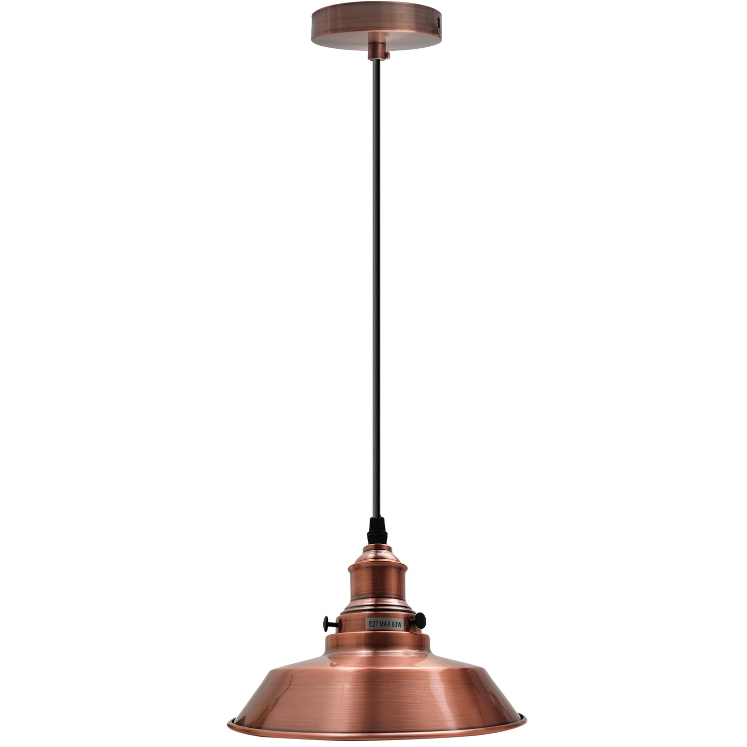 lighting copper shade kitchen