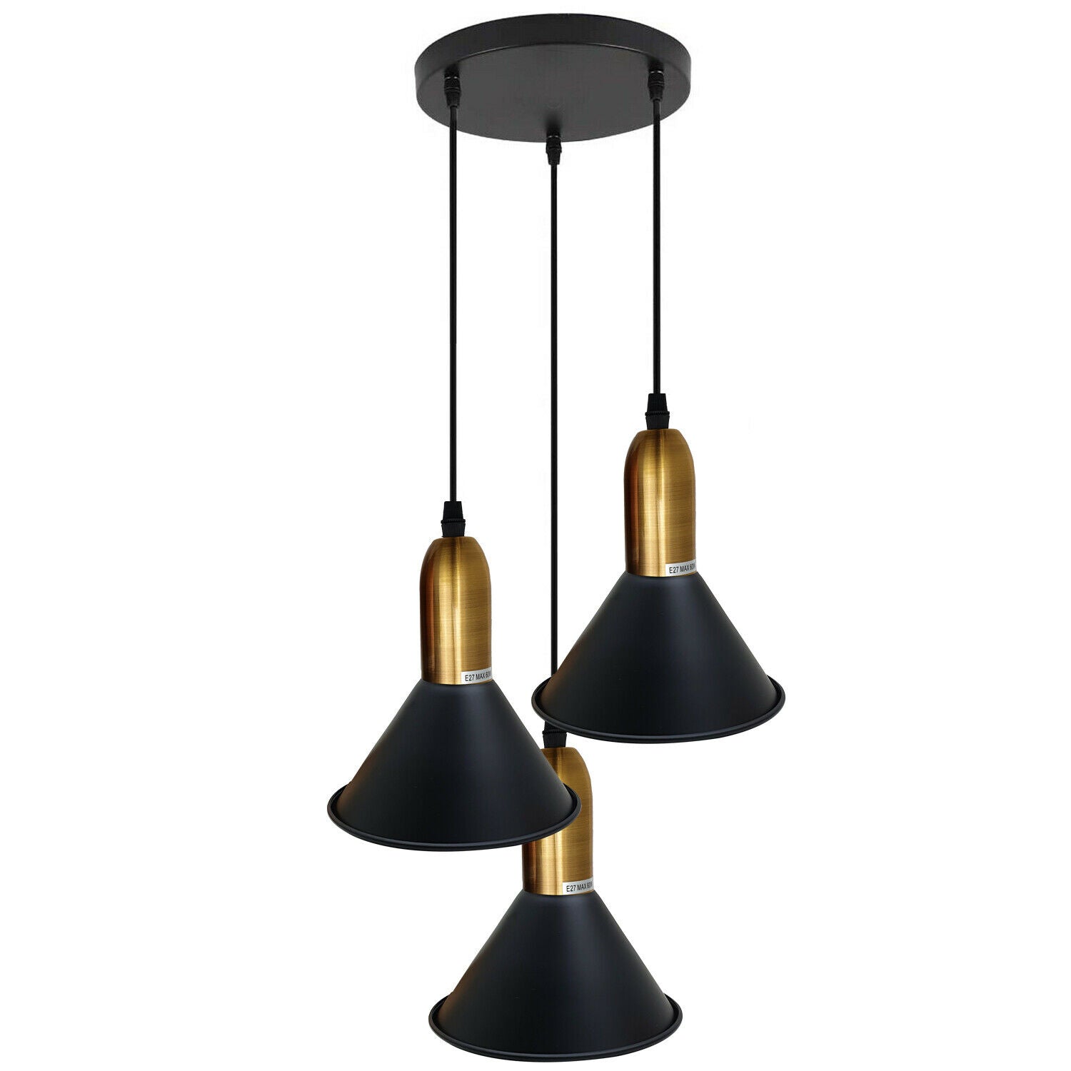 Black Pendant Lights Black Pendant Lights~1583 - LEDSone UK Ltd