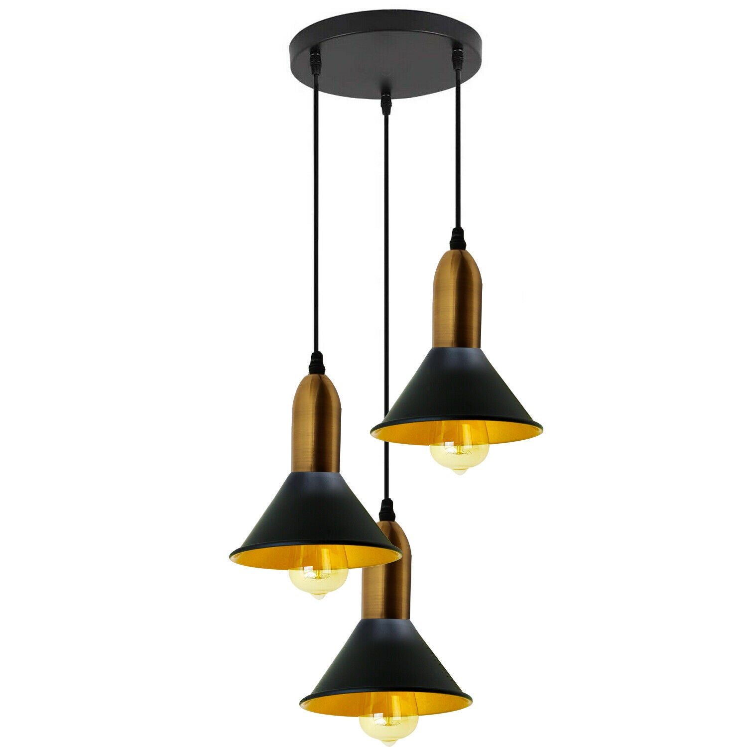 Black 3 Hanging light 