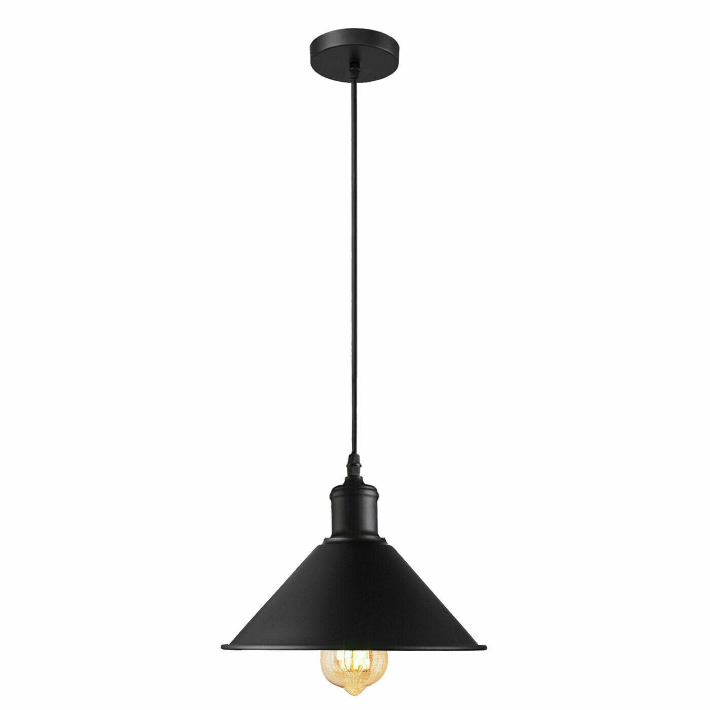 Black Pendant Lamp Industrial style Decorative Ceiling lamp~1542 - LEDSone UK Ltd