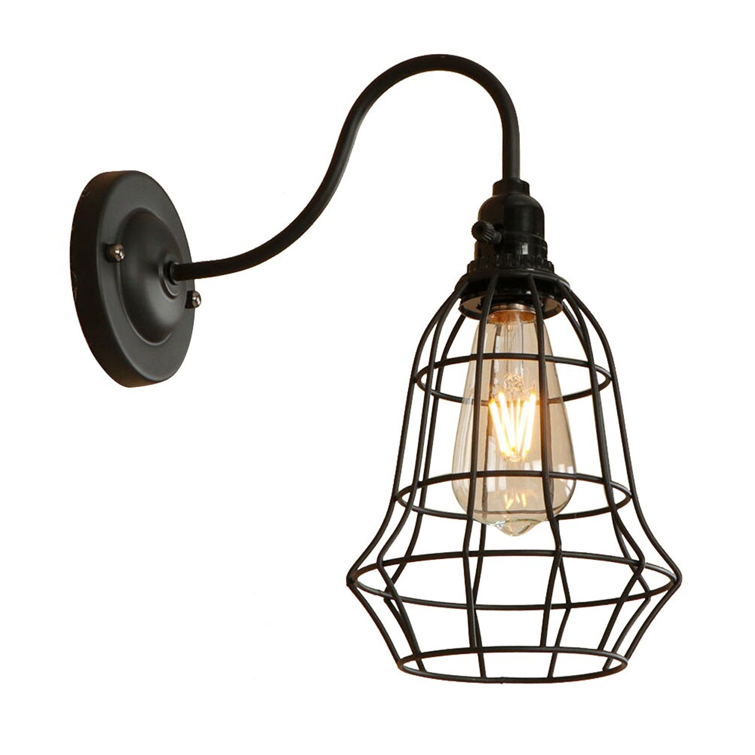 Vintage Industrial Retro Wall Light Rustic Pulley Indoor Sconce Lamp Fixture~2669 - LEDSone UK Ltd