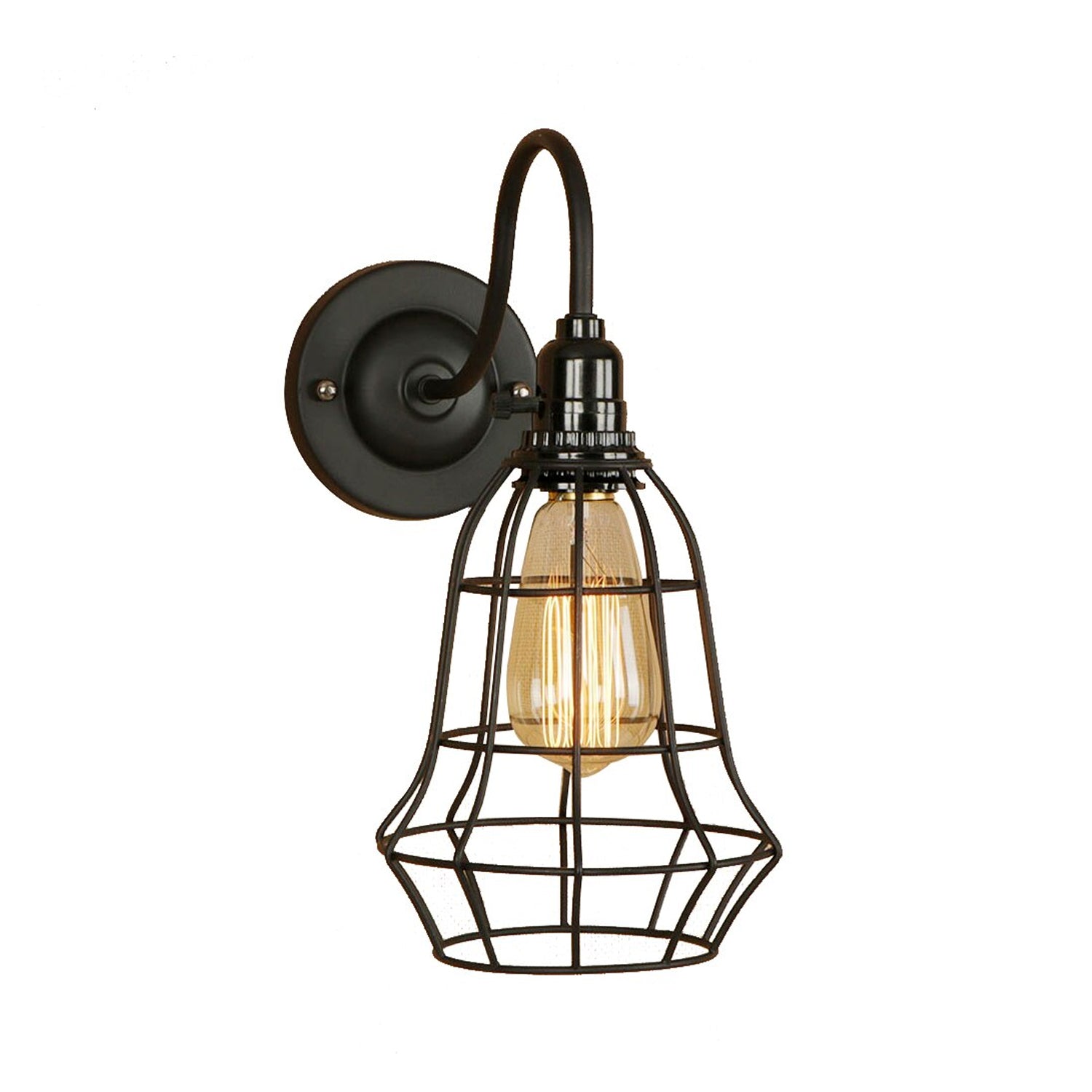 Vintage Industrial Retro Wall Light Rustic Pulley Indoor Sconce Lamp Fixture~2669 - LEDSone UK Ltd