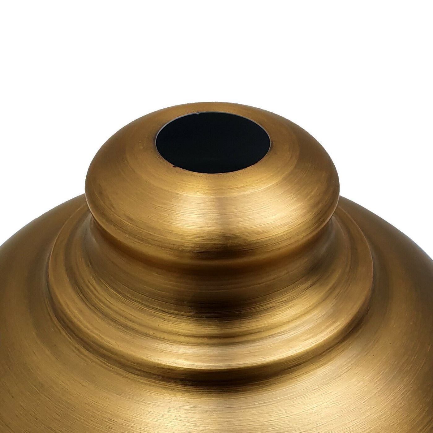 Vintage Industrial Yellow Brass Pendant LampShade Modern Metal Retro Style~2574 - LEDSone UK Ltd