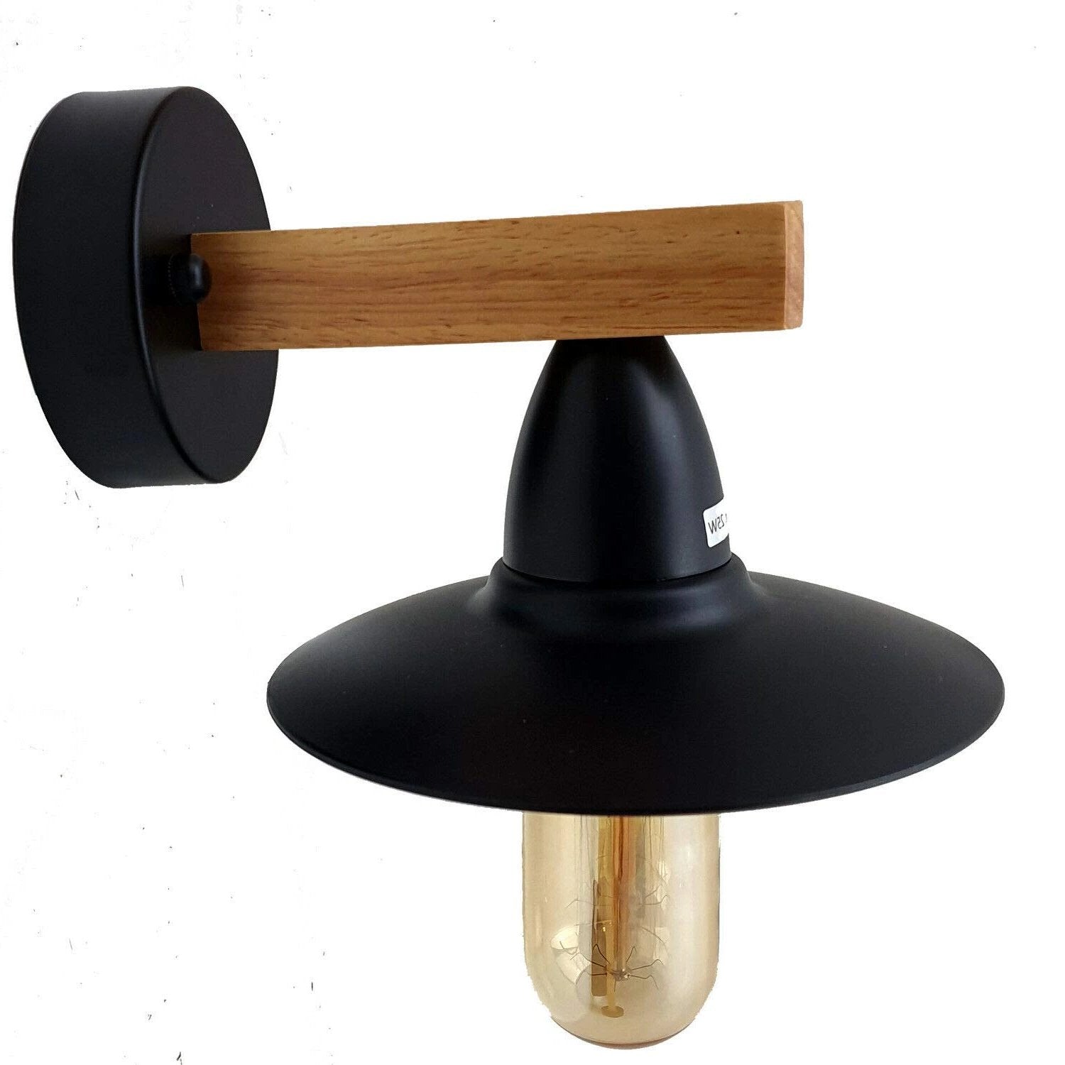 Black Vintage Lamp and Retro Wall Light