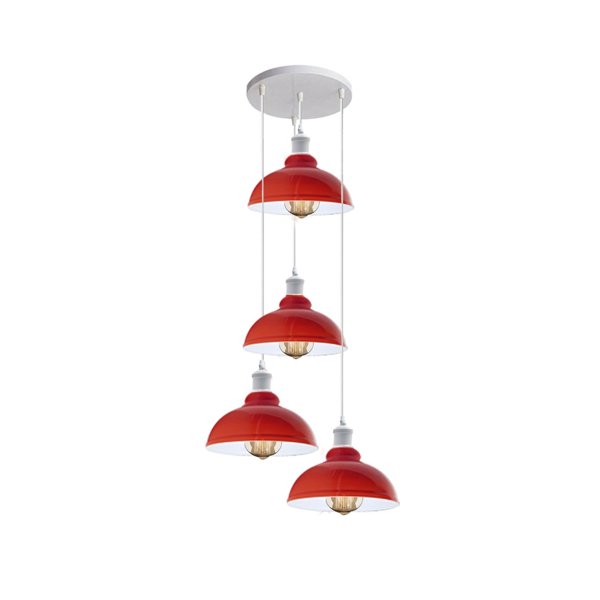 Red Pendant Light Bedroom 