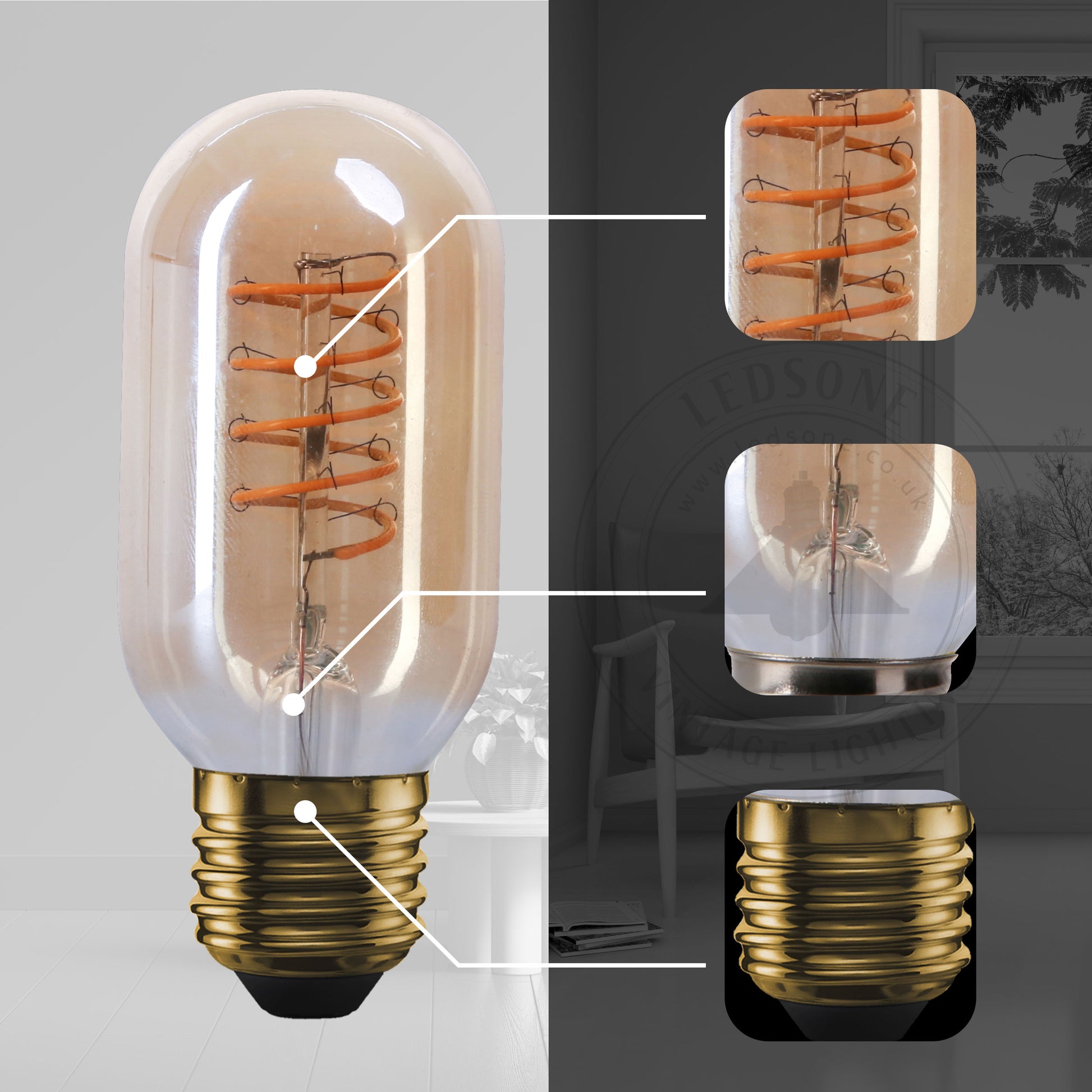 Vintage LED bulbs E27