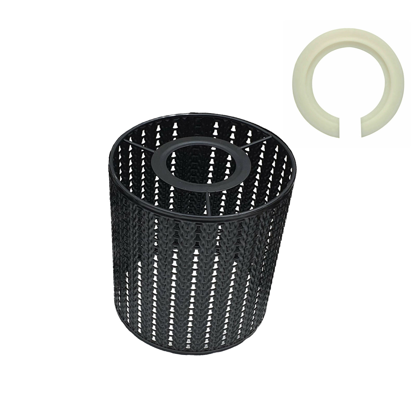 Black Metal Cage with Reducer Plate