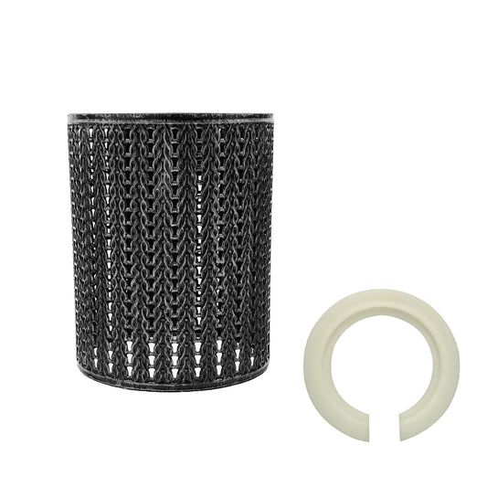 New style Brushed Silver Vintage metal wire cage lamp shade~1994 - LEDSone UK Ltd