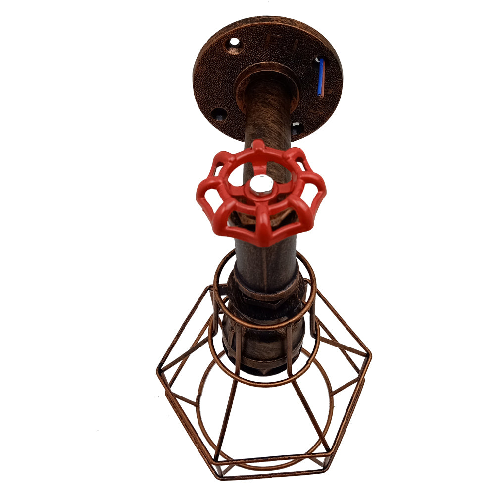 Wall Lights Metal Waterpipe Vintage Modern Industrial Rustic Steampunk UK~2169 - LEDSone UK Ltd