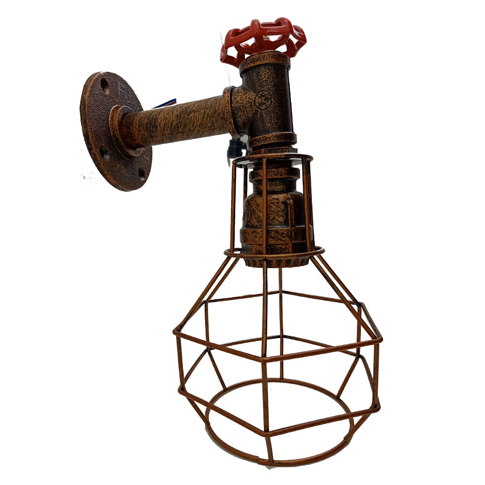 Wall Lights Metal Waterpipe Vintage Modern Industrial Rustic Steampunk UK~2169 - LEDSone UK Ltd