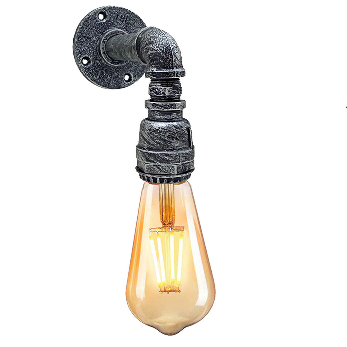Wall Lights Vintage Modern Industrial Rustic Steampunk Metal Waterpipe UK~2170 - LEDSone UK Ltd