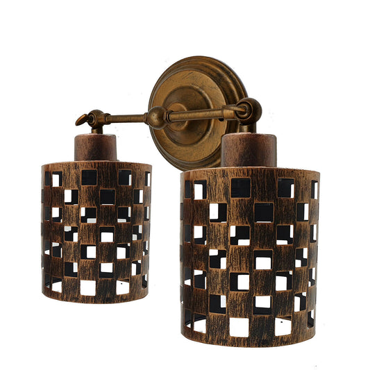 Wire Cage Wall Sconce Edison Vintage Style Industrial Metal Cage~1922 - LEDSone UK Ltd